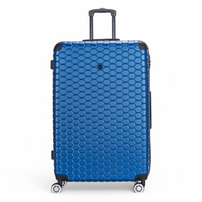 Hard Shell ABS 8 Wheel Luggage Travel Cabin Holiday Bags Suitcase Set