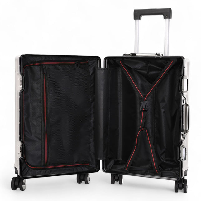 Robust Hard Shell Cabin Suitcase 36 x 24 x 56 cm Luggage Suitable for Easyjet, Ryanair, Wizzair
