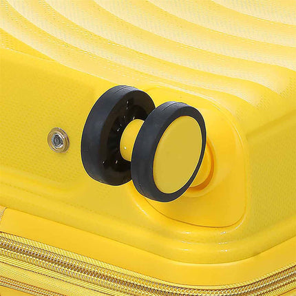 Expandable Hard Shell 8 Wheels Luggage Travel Cabin Suitcase Set