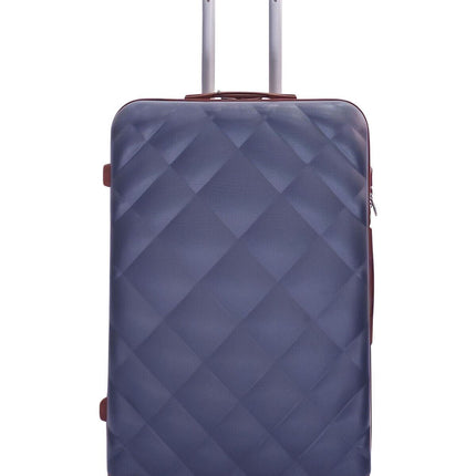 Grey Hard Shell Suitcase Luggage Set Travel Bag
