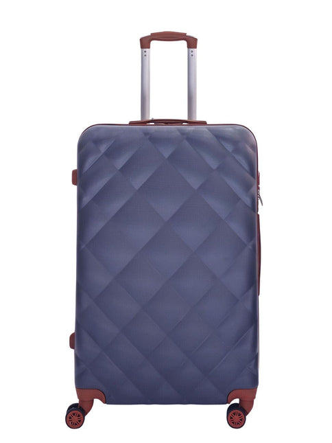 Grey Hard Shell Suitcase Luggage Set Travel Bag
