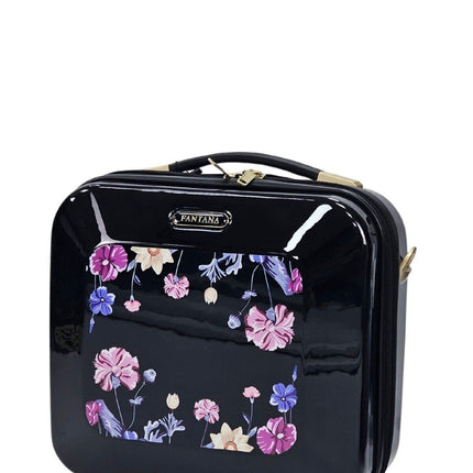 Hard Shell Flower Print Suitcase Luggage Set
