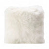 Genuine Sheepskin Ivory  40x40cm Real Wool Single Sided Cushion