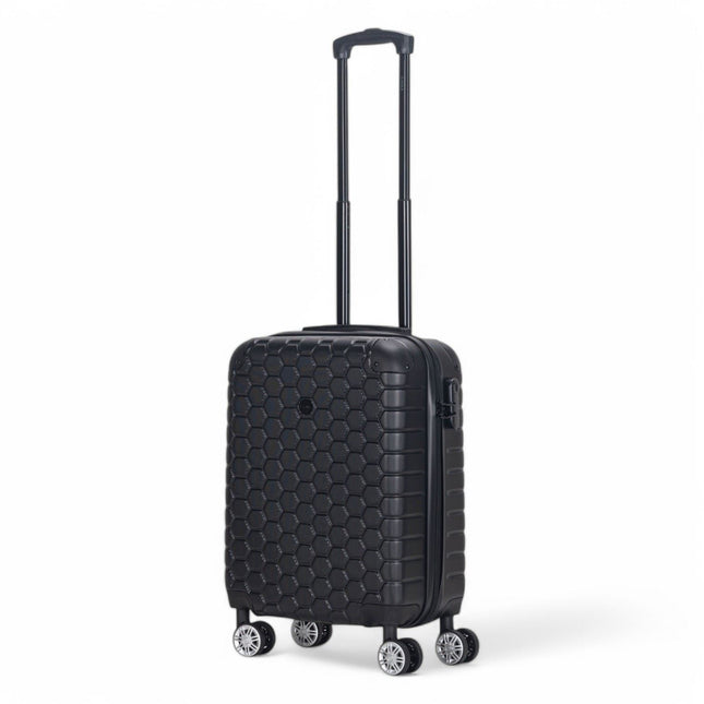 Hard Shell ABS 8 Wheel Luggage Travel Cabin Holiday Bags Suitcase Set