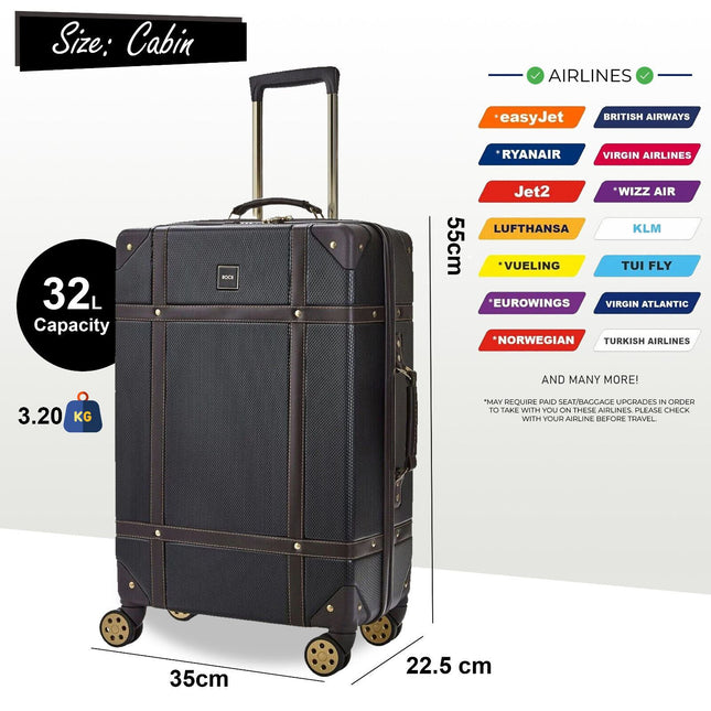 Hard Shell  Luggage Suitcase Trunk Cabin Travel Bags