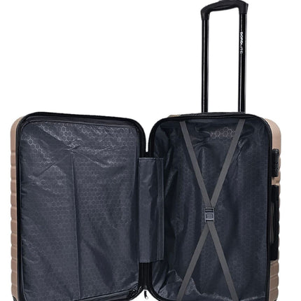 Lightweight Gold Hard Shell ABS Suitcase Luggage Set