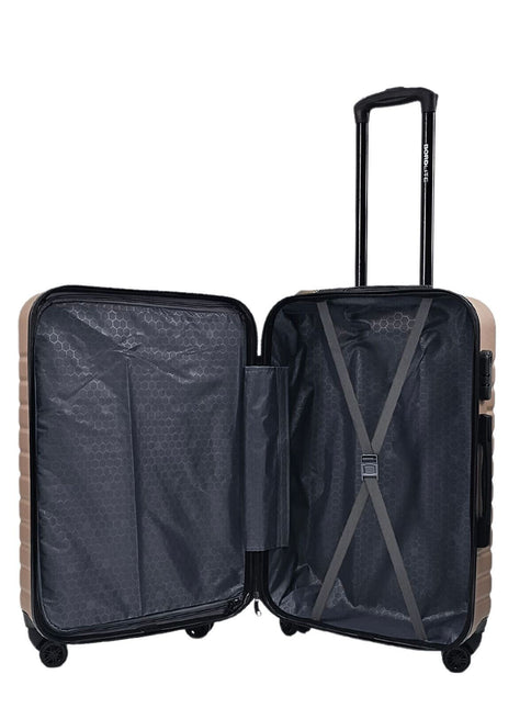 Lightweight Gold Hard Shell ABS Suitcase Luggage Set