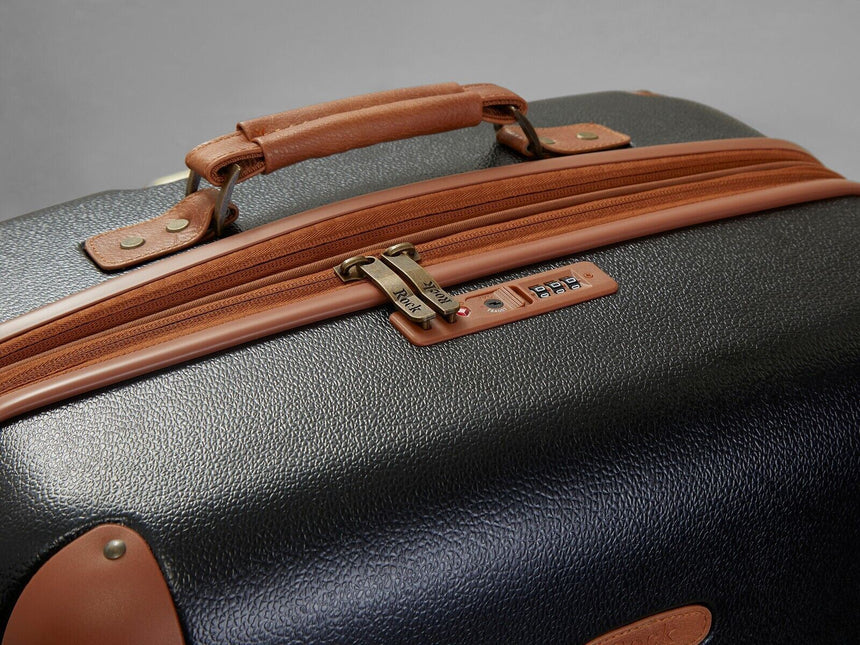 Hard Shell Classic Suitcase 4 Wheel Cabin Luggage Trolley Travel Bag