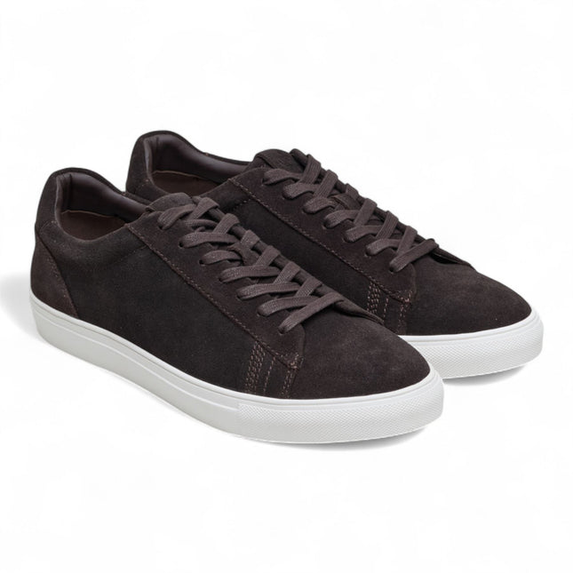 Antique Rogue Men’s Brown Suede Leather Trainer Sneaker Shoes - Gibbs