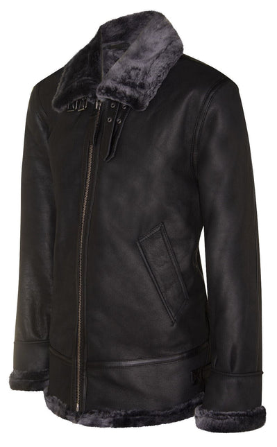 Mens B3 Aviator Flying Sheepskin Jacket-Alhambra