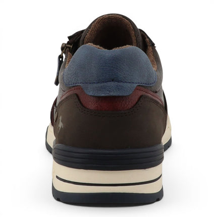 Mustang Men's Brown Faux Leather Trainer Sneaker Shoes - M0281006