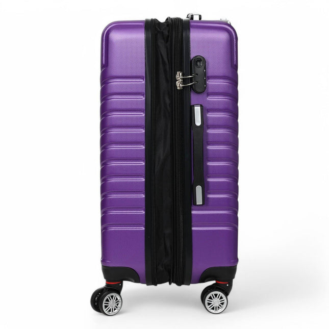 Expandable Hard Shell 8 Wheels Luggage Travel Cabin Bags Suitcase Set