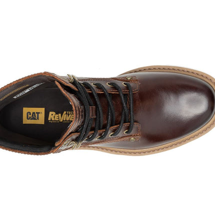 Caterpillar Colorado Grader Waterproof Brown Leather Boots