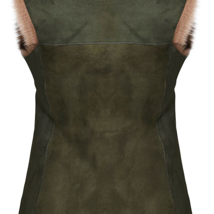 Women's Toscana Sheepskin Long Gilet-Sorocaba