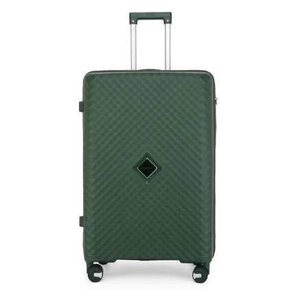 Dual 4 Wheel Robust Lightweight TSA Hard Shell Suitcase Luggage Travel Bags Set