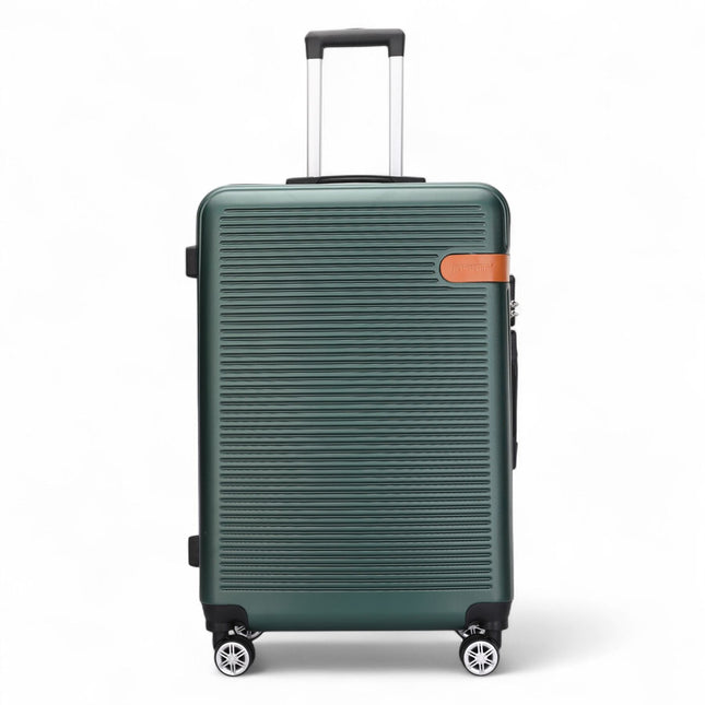Hard Shell Classic Dual 4 Wheel Luggage Suitcase Set