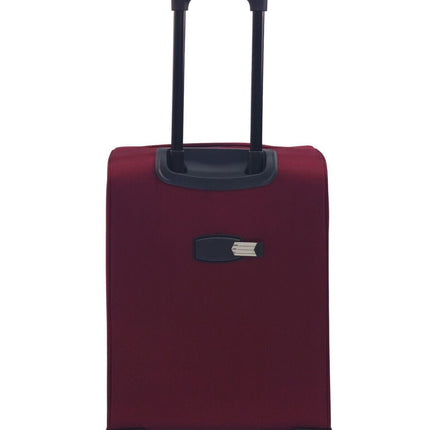 Soft Shell Cabin Suitcase 55 x 40 x 20 cm Lightweight Luggage Suitable for Easyjet, Ryanair