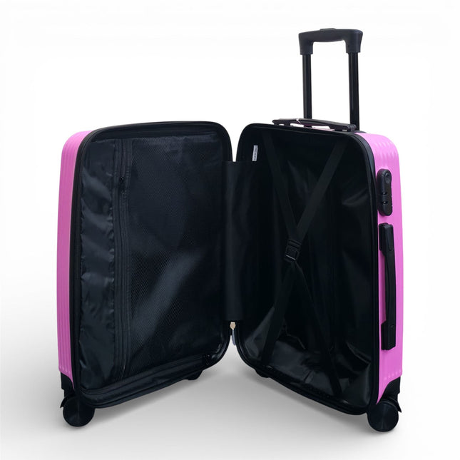 Hardshell Suitcase Set Robust 8 Wheel Luggage Cabin Case Bag