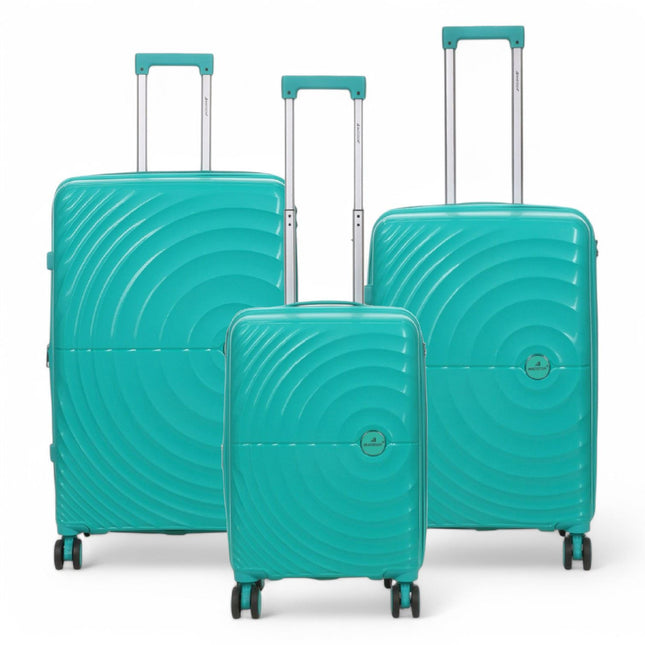 Expandable Hard Shell 8 Wheels Luggage Travel Cabin Suitcase Set