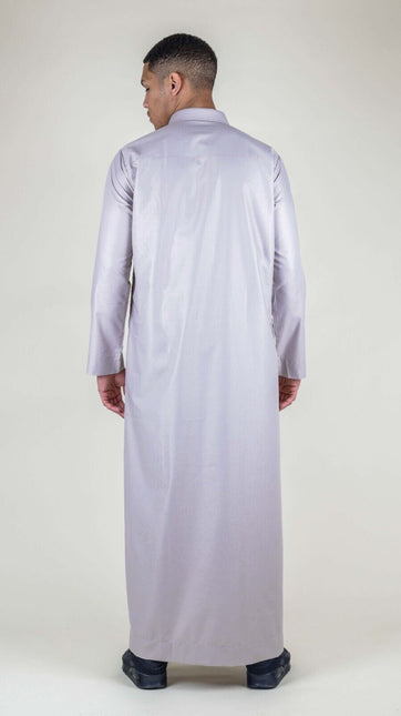 Mens Beige Thobe Jubba Saudi Ramadan Eid Islamic Kaftan Kaudara Arabic Jubbah