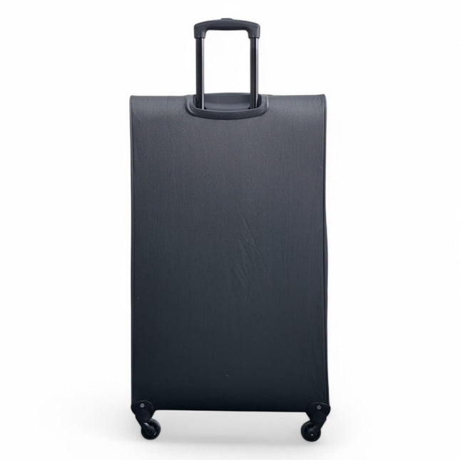 Expandable Soft Shell 4 Wheel Luggage Travel Cabin Suitcase Set Holiday Bags