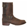 Grinders Mens Brown Leather Cowboy Boots - Route 66