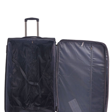 Soft 3 pcs Luggage Suitcase Set Cabin Light Travel Bags