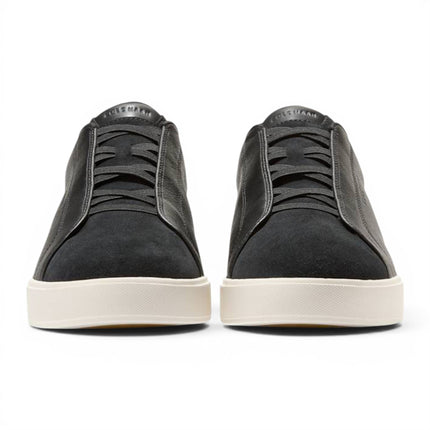 Cole Haan Men's GrandPro Luxe Mile Trainer Black Suede Sneakers - C44434