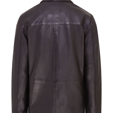 Mens Genuine Leather Blazer Soft Real Italian Tailored Vintage Jacket Coat