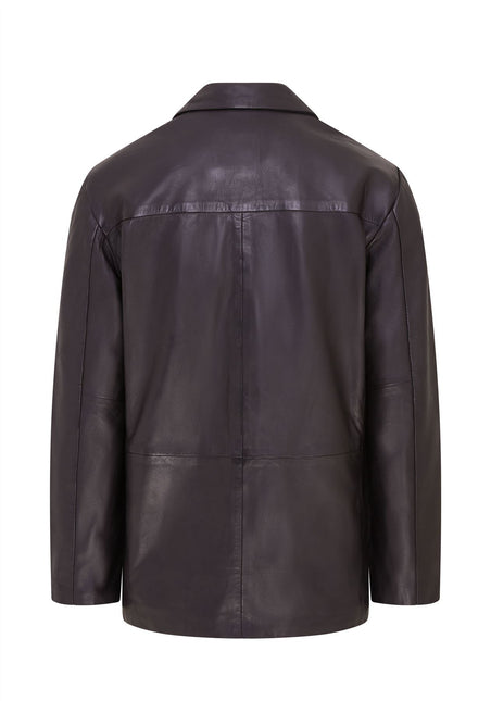 Mens Genuine Leather Blazer Soft Real Italian Tailored Vintage Jacket Coat