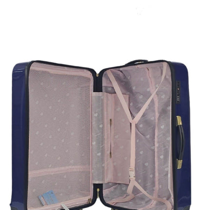 Hard Shell Flower Print Suitcase Luggage Set