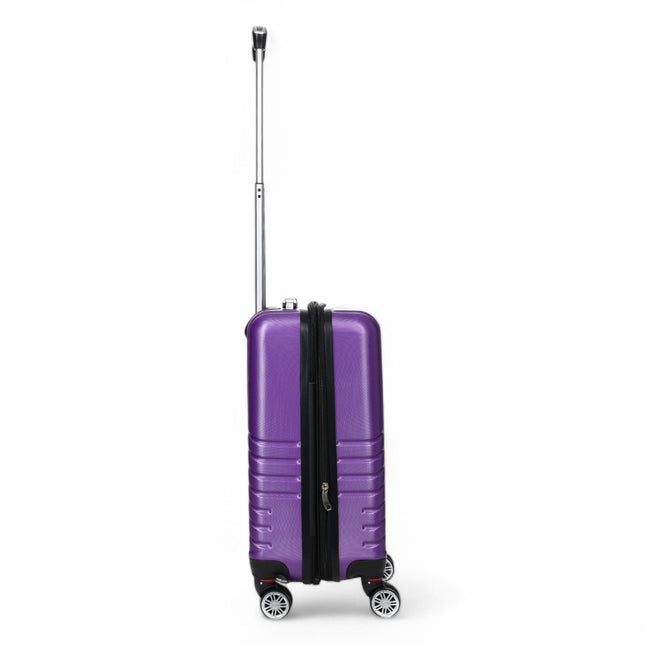 Hard Shell Expandable Cabin 55 x 37 x 22 cm cm ABS Suitcase Luggage Suitable for Easyjet, Ryanair