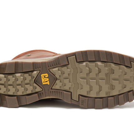 Caterpillar Men's Elude Waterproof Brown Leather Work Boots