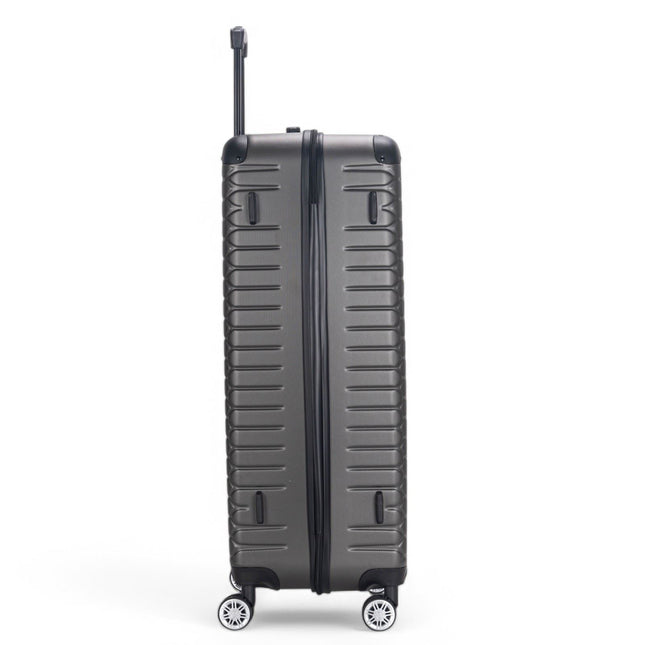 Hard Shell ABS 8 Wheel Luggage Travel Cabin Holiday Bags Suitcase Set