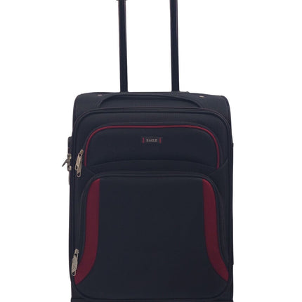 Soft Shell Suitcase Luggage Set Travel Light Carry On Cabin Bag