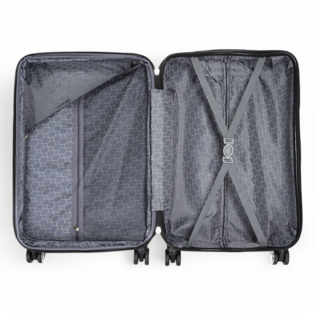 Expandable Hard Shell 8 Wheels Luggage Travel Cabin Bags Suitcase Set