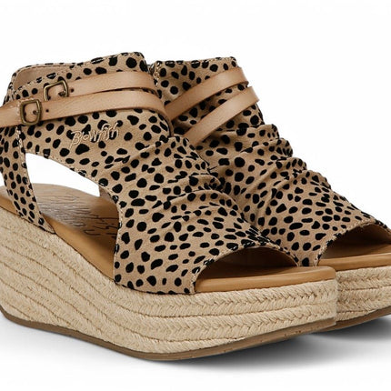 Blowfish Malibu Women's Brown Wedge Sandals - Lacey C Rope