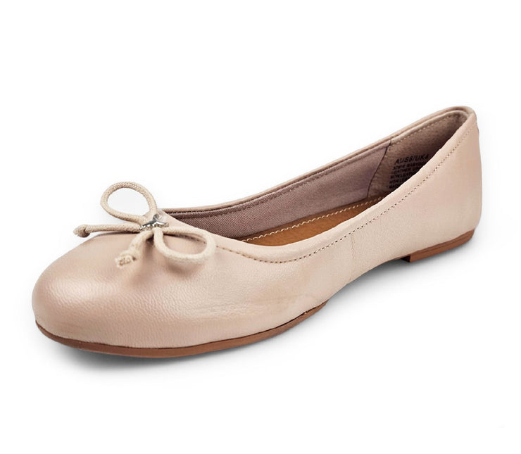 Windsorsmith Womens Blush Pink Leather Mocassin Flat Shoes - Babydoll