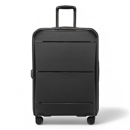 Expandable Hard Shell PP 8 Wheel Luggage Travel Cabin Holiday Bags Suitcase Set