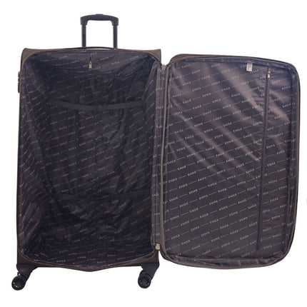 Soft Shell Suitcase Luggage Set Travel Light Carry On Cabin Bag