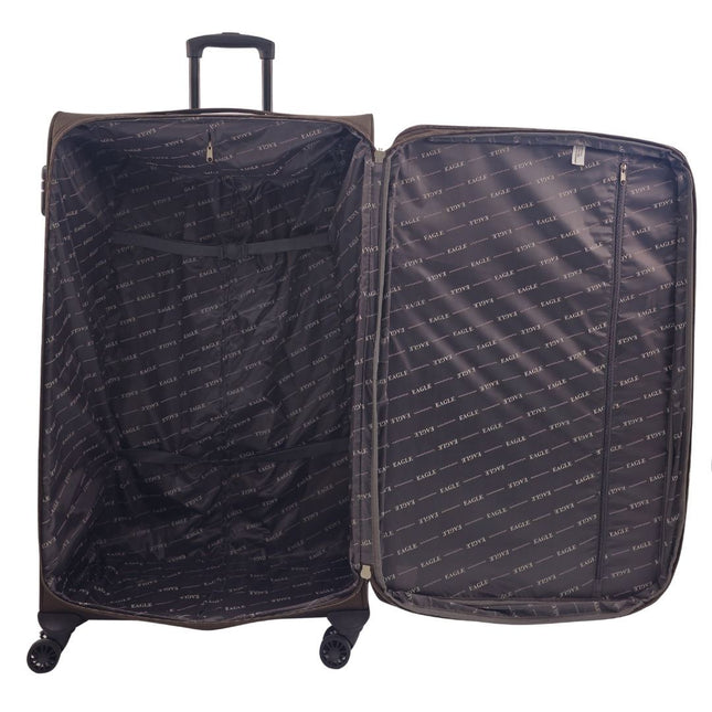 Soft Shell Suitcase Luggage Set Travel Light Carry On Cabin Bag