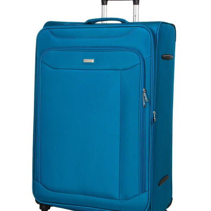 Soft Lightweight Dual 4 Wheel Suitcase Luggage