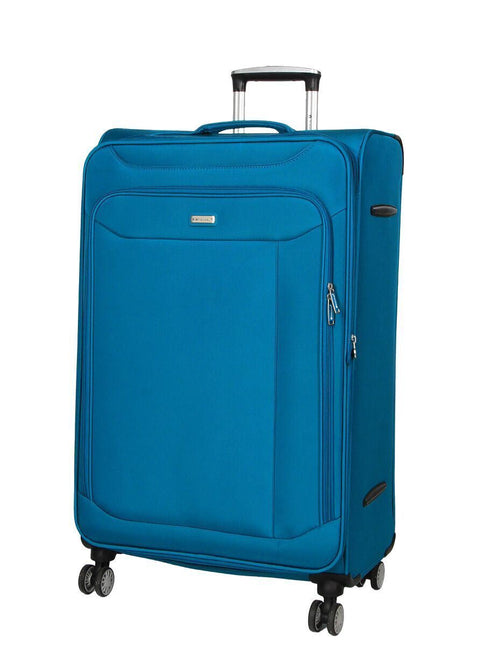 Soft Lightweight Dual 4 Wheel Suitcase Luggage