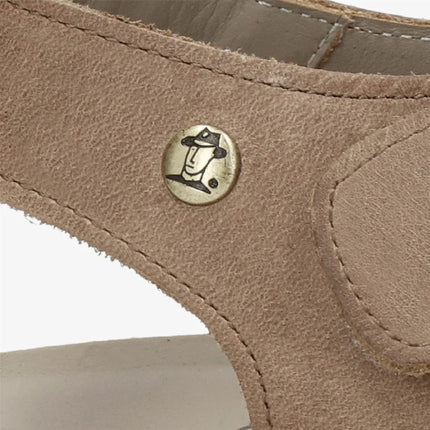 Panama Jack Men's Waterproof Taupe Leather Sandals - Stanley C8