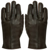 WOMENS BROWN CLASSIC SOFT REAL 100% LEATHER GLOVES THERMAL LINED DRIVING FITTED