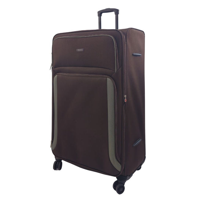 Soft Shell Suitcase Luggage Set Travel Light Carry On Cabin Bag