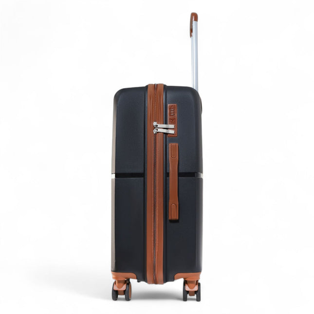 Strong Hard Shell Suitcase Set 8 Wheel Cabin Luggage Holiday Travel Case