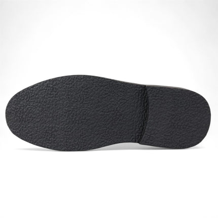 Men's Black Premium Desert Style Suede Chukka Boots