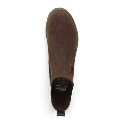 Blowfish Malibu Women's Brown Leopard Faux Suede Chelsea Boots - Alfie
