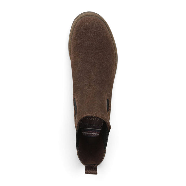 Blowfish Malibu Women's Brown Leopard Faux Suede Chelsea Boots - Alfie